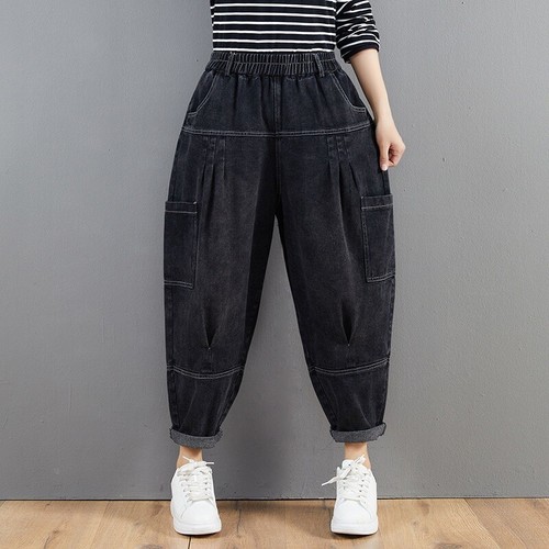 Lady jean harem pants - jean, trousers