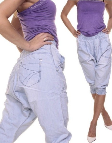 Baggy harem pants cropped - baggy,
