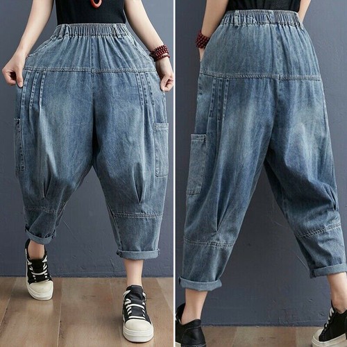 Womens denim bloomers - denim,