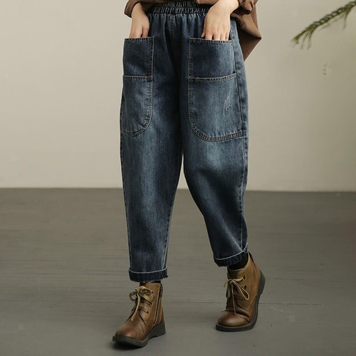Women harem cropped pants - harem,