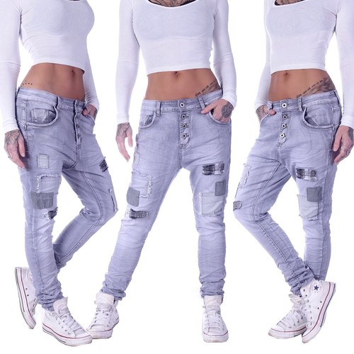 Women boyfriend jeans - , chino