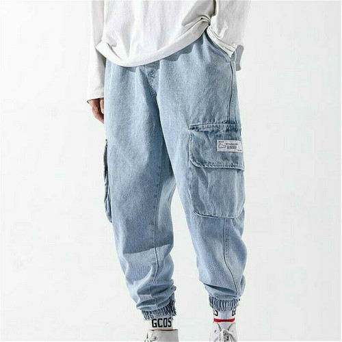 Men tapered jeans - harem, pant