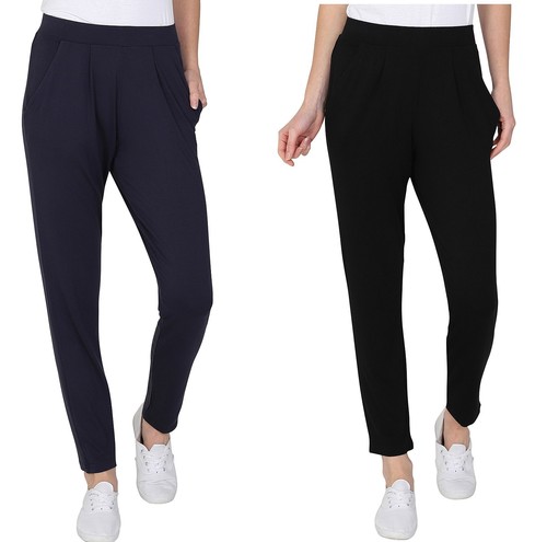 Jersey tapered pull trouser - pull,